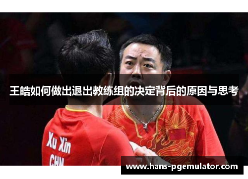 王皓如何做出退出教练组的决定背后的原因与思考